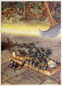 Ils se sont amassés sur moi en tas toujours plus nombreux, de Selected Tales of Mystery, pub. 1909 - Byam Shaw