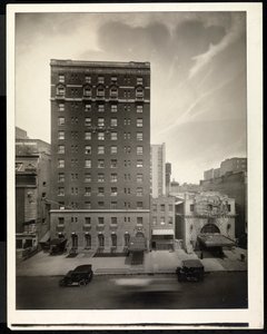 Hôtel Bristol, 48ème rue, New York, 1920 - Byron Company