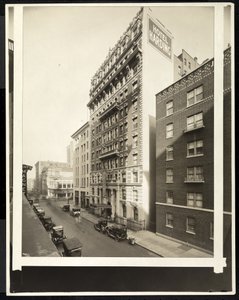 Hôtel Harding à la 55e Rue et Broadway, New York, 1921 - Byron Company