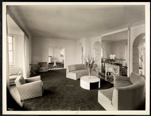 Le salon du penthouse à l