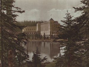 Château, Lac Louise (photo couleur)