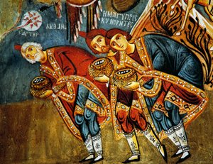 Adoration des Mages (12e siècle), Karanlik Kilise (Église Sombre) (12e-13e siècle), Göreme (Liste du patrimoine mondial de l