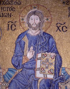 Christ Pantocrator à Sainte-Sophie (mosaïque)