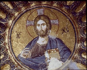 Christ pantocrator (ou Christ en gloire) (Mosaïque, Ve-XIVe siècle)