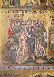 Le Baiser de Judas (mosaïque) - Byzantine