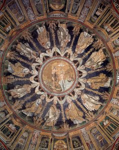 Les apôtres (mosaïque de plafond, 400-450)