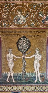 Le péché originel, mosaïque byzantine, Cycle de l