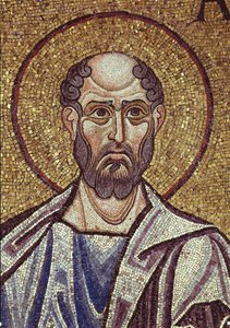 Le Prophète Abdias (détail) des mosaïques intérieures de la basilique Saint-Marc, 12ème siècle