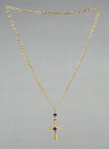 Chaîne avec croix pendentif, années 500 - Byzantine School