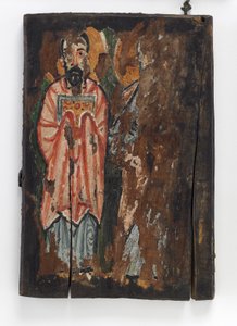 Saint Marc et Saint Luc, couverture droite du Manuscrit de Washington III - Byzantine School