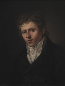 Portrait du peintre Johan Christian Dahl - C.A. Jensen