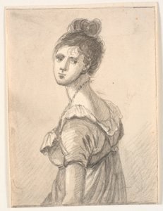 Portrait de femme en demi-figure - C.A. Lorentzen