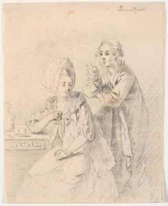 Esquisse de portrait de Frederik Carl Trant (1738-98) et son épouse Cornelia, née Schumacher