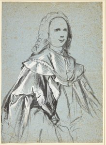 Étude pour un portrait, probablement de A. G. Moltke - C.G. Pilo