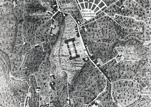 Plan de la ville de Naples avec Capodimonte (détail) - J.B. and Brown J. Rowbotham
