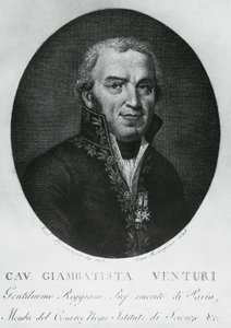 Portrait de Giovanni Battista Venturi (1746-1822), physicien, diplomate, historien des sciences et découvreur de l