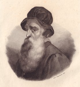 Portrait du sculpteur et orfèvre italien Benvenuto Cellini (1500-1571), gravure sur cuivre par Caterina Piotti-Pirola d