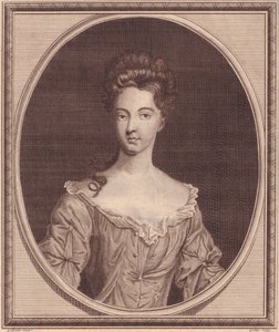 Portrait de Margaret Cecil, comtesse de Ranelagh (1672 ou 1673-1728), gravure sur cuivre par John Goldar d