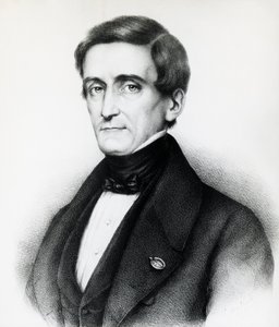 Portrait de Pellegrino Rossi (1787-1848), juriste italien, lithographie - J.B. and Brown J. Rowbotham