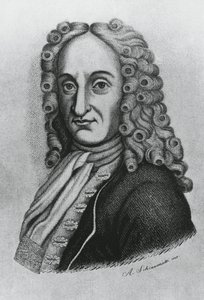 Portrait de Pietro Antonio Michelotti (1673-1740), médecin et iatromathématicien italien, gravure par Schiavonetti - J.B. and Brown J. Rowbotham