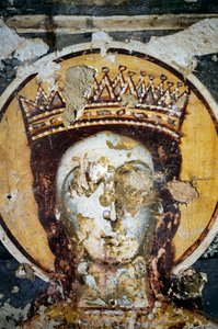 Saint, fresque dans l