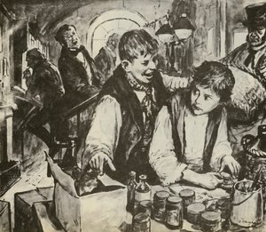 Charles Dickens enfant dans l