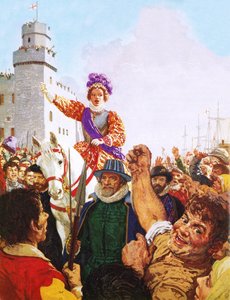La reine Elizabeth I prononce son discours sur l