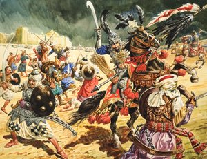 Tamerlane Le Terrible (gouache sur papier)