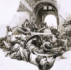 La forteresse médiévale maure de Majorque attaquée - C.L. Doughty