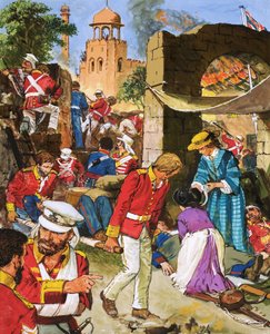 La situation des forces britanniques à Cownpore s