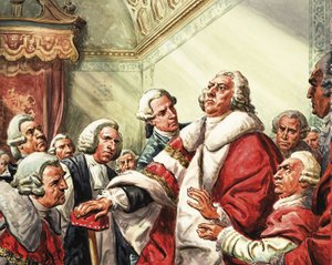 William Pitt prononce son dernier discours au Parlement en 1778