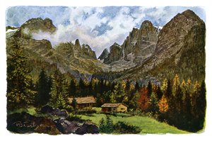 Lac Nambino et le groupe Brenta, Tyrol