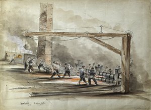 Moulins à laminoir de Dowlais - C.W. Campion