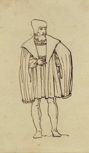 Étude de costume du XVIe siècle - Christoffer Wilhelm Eckersberg