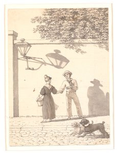 Un marin prenant congé de sa fille - Christoffer Wilhelm Eckersberg