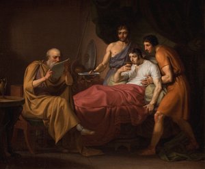 Alexandre le Grand sur son lit de malade - Christoffer Wilhelm Eckersberg