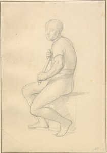 La mort de Balder - étude pour Thor - Christoffer Wilhelm Eckersberg