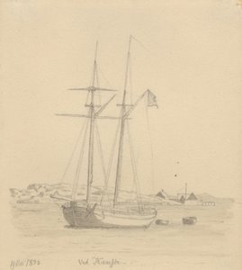 Un schooner - Christoffer Wilhelm Eckersberg