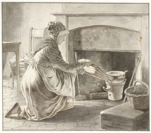 La nourriture est préparée. Hôtesse d