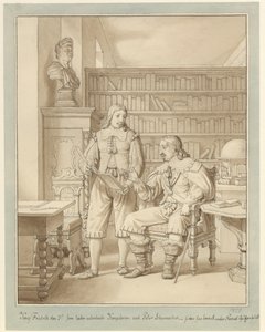Frédéric III faisant rédiger la loi royale par Peder Schumacher - Christoffer Wilhelm Eckersberg