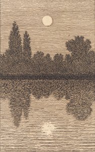 Clair de lune sur un lac. Illustration pour "Linearperspectiven", planche IV - Christoffer Wilhelm Eckersberg