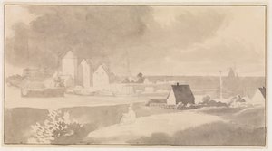 Vue de Korsør - Christoffer Wilhelm Eckersberg