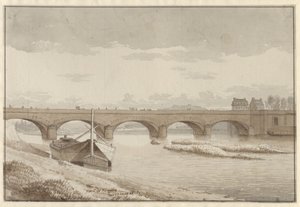 Pont de la Seine à Neuilly, Paris, 13 mai 1812 - Christoffer Wilhelm Eckersberg