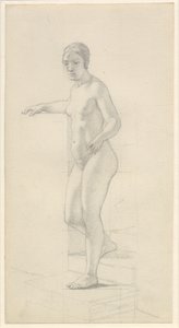 Modèle féminin debout