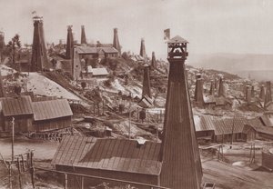 Puits de pétrole de Bustenari, Roumanie - C. Chusseau Flaviens