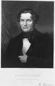 Robert Bunsen, chimiste allemand, années 1850 - C. Cook