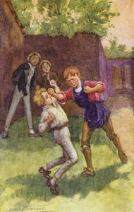 Illustration pour David Copperfield par Charles Dickens - C. Dudley (after) Tennant