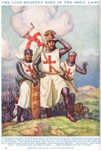 Portrait de Richard Ier, le roi Cœur de Lion en Terre Sainte, de 