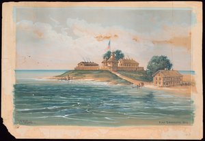 Fort Dearborn en 1803 - C. E. Petford