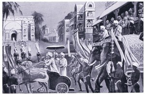 Prasenajit de Kosala (oudh) rend visite 520 av. J.-C. - C. Hargrave Martin